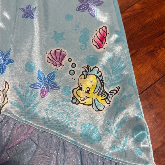 Disney Blue and Purple Ariel Nightgown - Picture 2 of 3